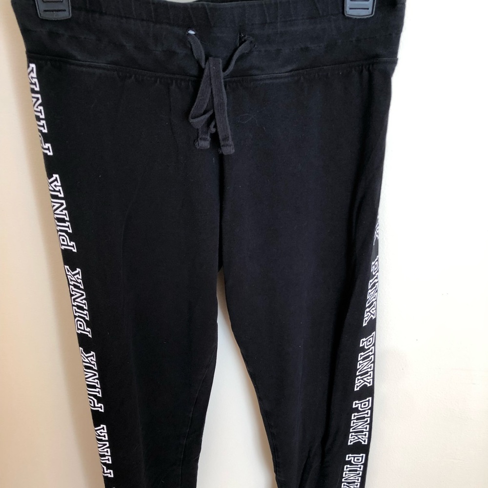 Black and white leggings from PINK